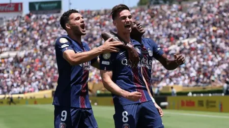PSG thrash Atlético in Club World Cup opener PSG thrash Atlético Madrid 4-0 in Club World Cup opener with goals from Ruiz, Vitinha, Mayulu & Lee. Dominant start for European champions in Pasadena.