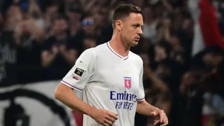 Matic banned for covering anti-homophobia symbol Matic banned for covering anti-homophobia symbol