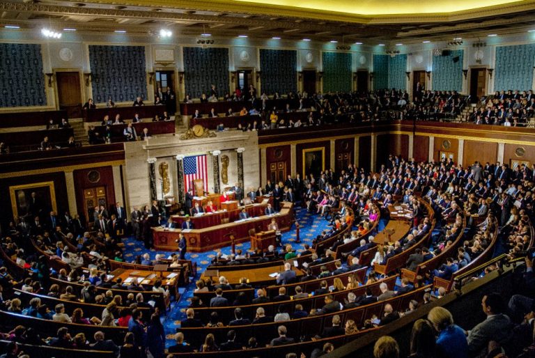 US Republican and Democratic senators' house