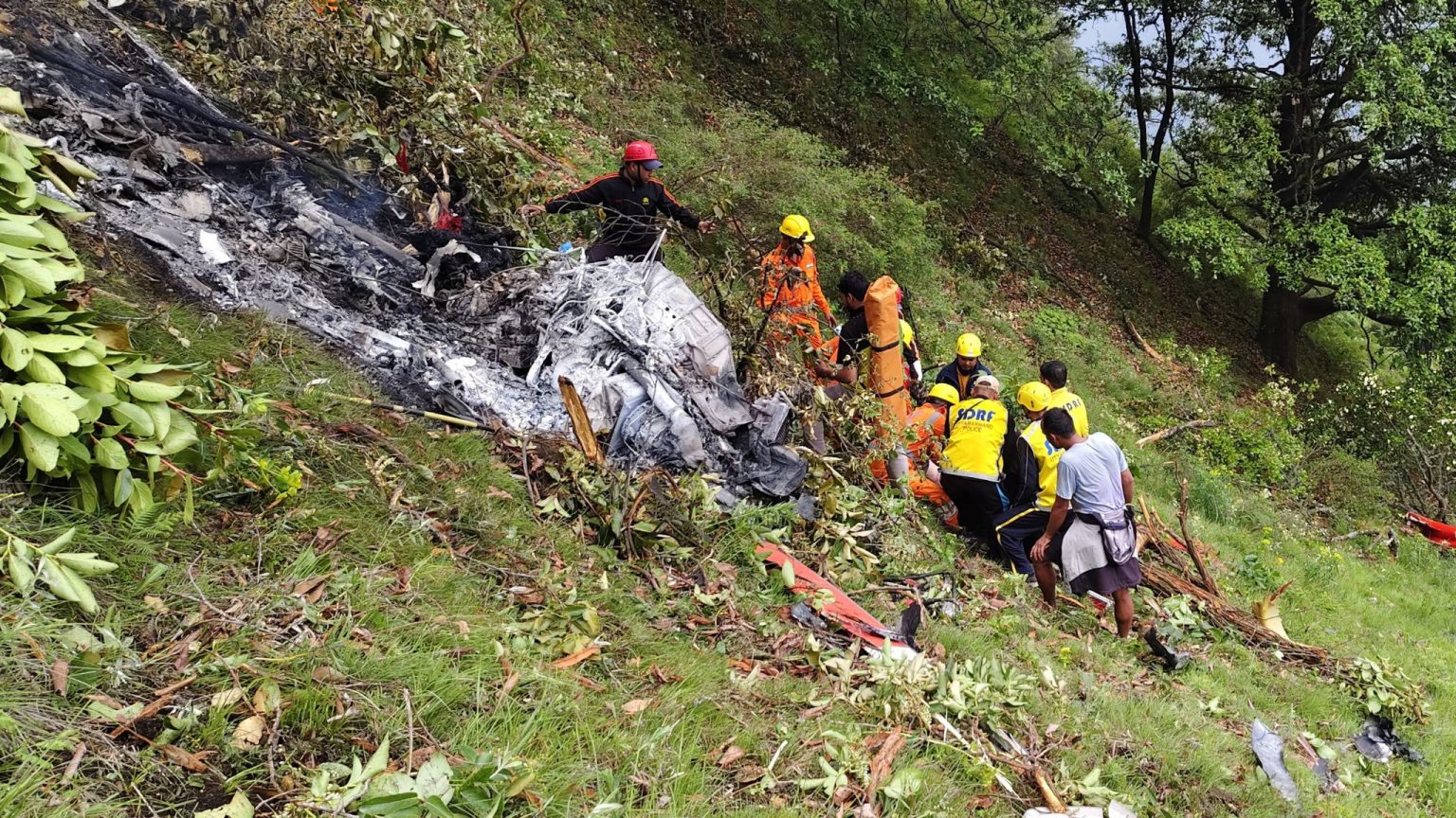 Seven killed in helicopter crash during Hindu pilgrimage in India Helicopter Crash