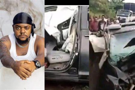 Actor Odira Nwobu survives ghastly car crash