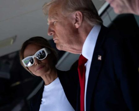 Melania Trump praised by Ukrainians Melania Trump and husband Donald Trump