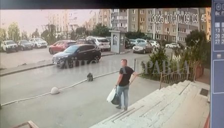 SBU officer shot dead in central Kyiv Kyiv man standing