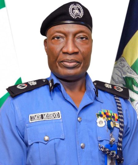Moshood Jimoh, Commissioner of Police for the Lagos State Command.