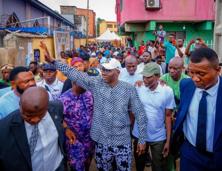 Sanwo-Olu commends Lagosians for peaceful LG elections Babajide Sanwo-Olu after voting at the LG elections on Saturday