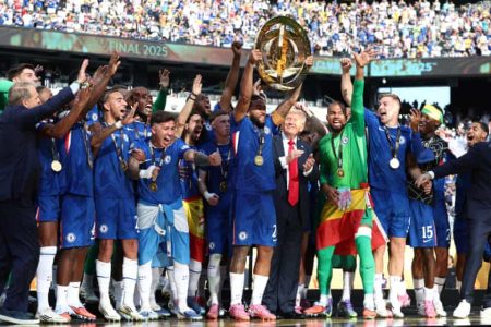 Trump booed during Chelsea trophy ceremony at Club World Cup final Chelsea