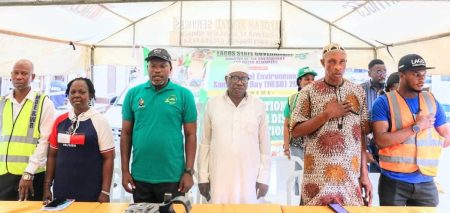 Director of Sanitation Services, Hassan Sanuth and others