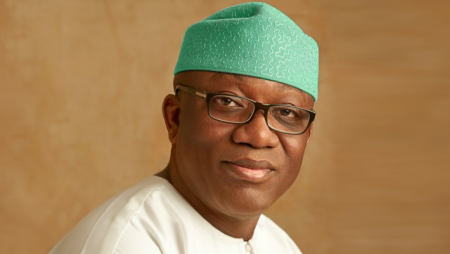 Fayemi backs Oyebanji’s re-election bid, hails developmental strides Former Ekiti Governor Kayode Fayemi praises Governor Biodun Oyebanji’s performance at a road inauguration in Ijelu-Ekiti.