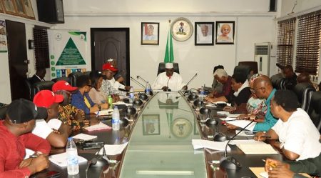 A meeting between the Labour Minister and the nurses and midwives representatives