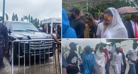 UDPATED: Natasha enters NASS on foot despite security blockade