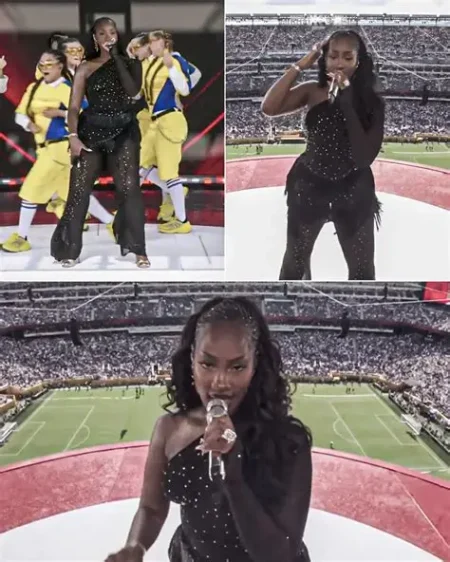 Tems makes history as first African to headline Club World Cup Final Tems performing at thr Club World Cup Final