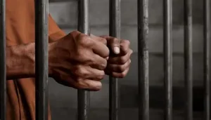 A man in jail