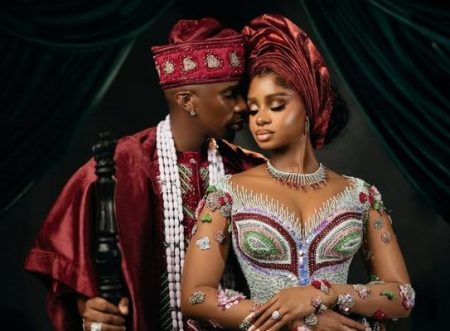 10 controversial moments of lovers Juma Jux and Priscilla Juma Jux and wife, Priscilla Ojo