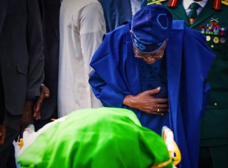 APC slams ADC for ‘insensitive’ criticism of Buhari’s state burial Tinubu paying last respects to Buhari