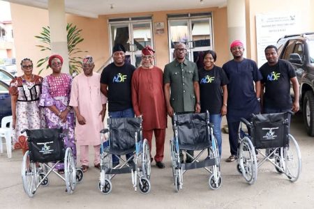NGO donates wheelchairs to LASUTH in honour of late matriarch Reps and presented gift items