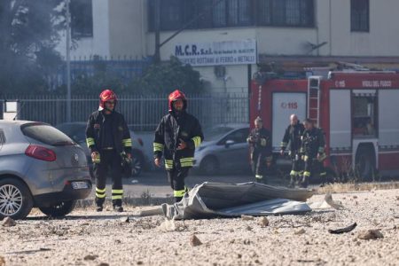 Over 20 injured in massive explosion at Rome petrol station Scene of the Rome petrol station accident