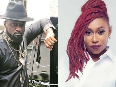Cynthia Morgan slams ex-record label boss, Jude Okoye Music executive Jude Okoye and singer Cynthia Morgan