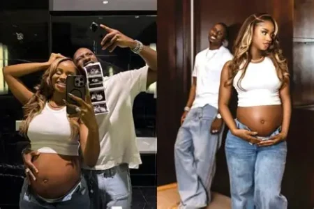Mixed reactions trail Priscilla Ojo’s pregnancy announcement months after wedding Juma Jux and pregnant wife, Priscilla Ojo