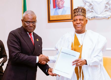 Congo seeks Nigeria’s support for UNESCO candidacy, strengthening bilateral ties Nigeria's Vice President Kashim Shettima and Anatole Collinet Makosso
