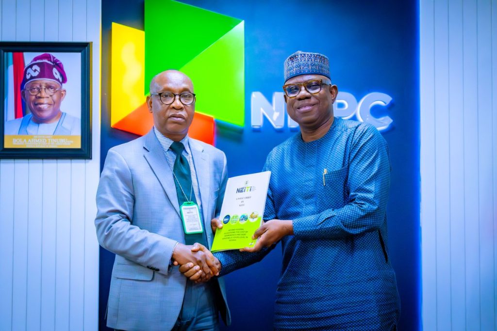 NNPC, NEITI pledge deeper collaboration on transparency as new GCEO takes helm NNPC boss, Bayo Ojulari and Ogbonnaya Orji
