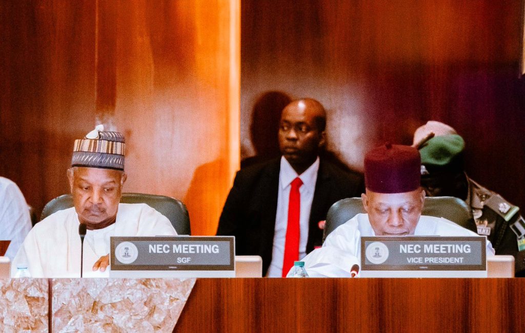 Kashim Shettima at NEC