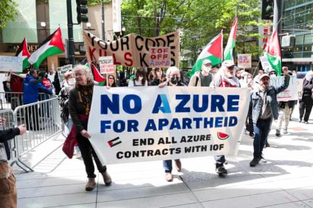 Microsoft staff occupy campus in protest over Gaza links