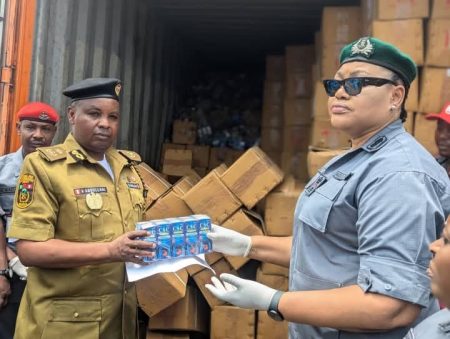 NDLEA takes custody of seized expired pharmaceuticals from KLT customs The National Drug Law Enforcement Agency (NDLEA) has taken delivery of two 40-foot containers of expired pharmaceuticals, intercepted by the Nigeria Customs Service