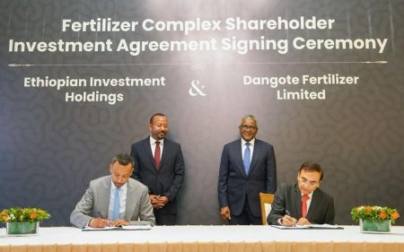 Dangote seals $2.5bn deal with Ethiopia to build major fertiliser plant Dangote partners with Ethiopia to build \$2.5bn fertiliser plant producing 3m tonnes yearly.
