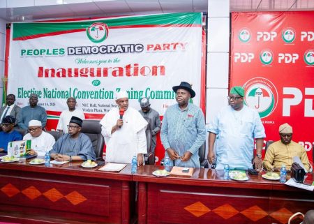PDP inaugurates convention zoning committee Inauguration of the PDP committee for the convention