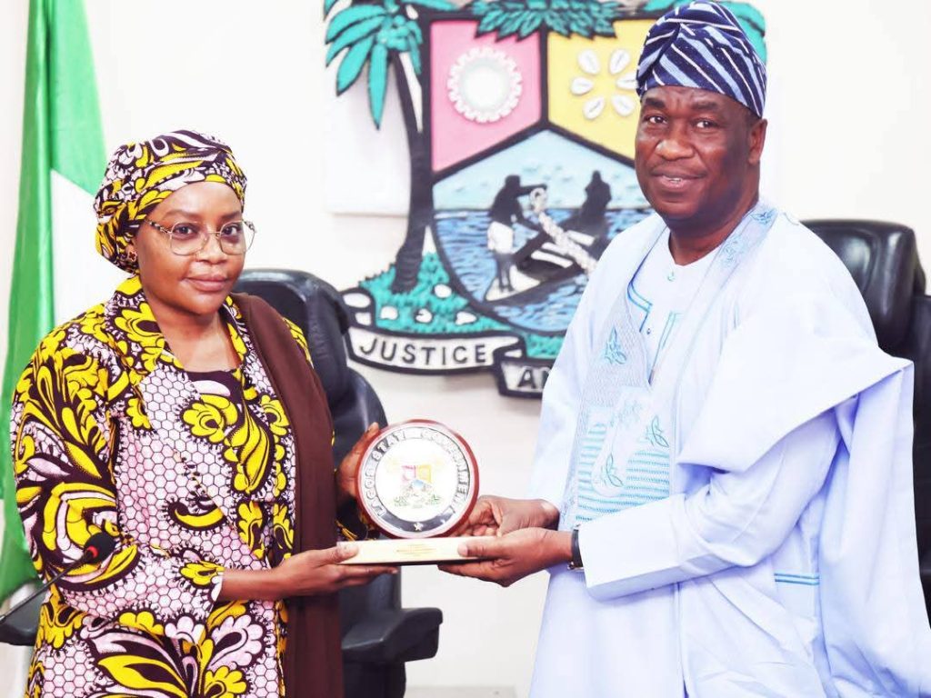 Obafemi Hamzat and UBEC representative