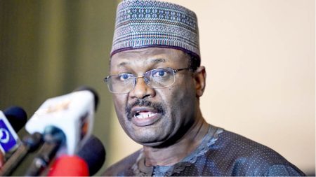 Court orders arrest of former INEC chairman Mahmood Yakubu over contempt in Action Alliance party recognition case.