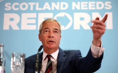 Farage’s Reform UK could threaten union with Northern Ireland, warns NI Conservative chair Heathrow sponsors reform UK conference as big business backs Farage's rise