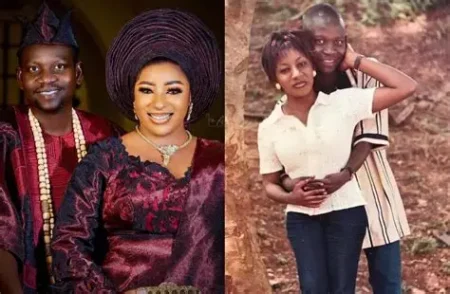 Afeez Owo and wife, Mide Martins