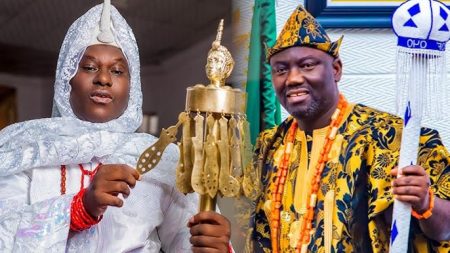 Alaafin of Oyo claims British recognised him as Yoruba head amid title dispute with Ooni of Ife.
