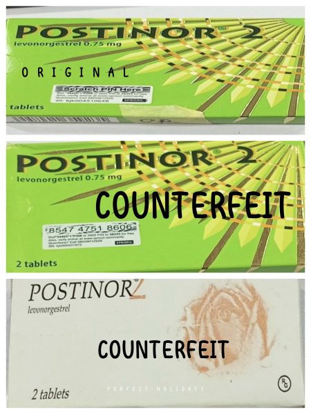 NAFDAC warns public of counterfeit batches of Postinor-2 in circulation The National Agency for Food and Drug Administration and Control (NAFDAC) has raised an alarm over the circulation of falsified batches of Postinor-2