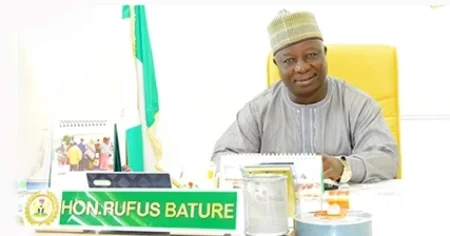 Bature eyes ministerial role, hails Yilwatda’s APC chairmanship Rufus Bature speaks at APC Jos HQ, hints at ministerial ambition and celebrates Yilwatda’s appointment as party chairman.