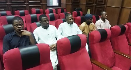 The suspects in an Abuja court on Monday, August 11, 2025