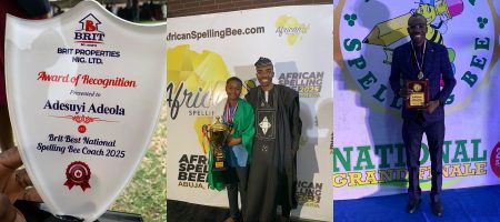 How Adesuyi Adeola turned passion for words into legacy of champions Adeola Adesuyi with his laurels