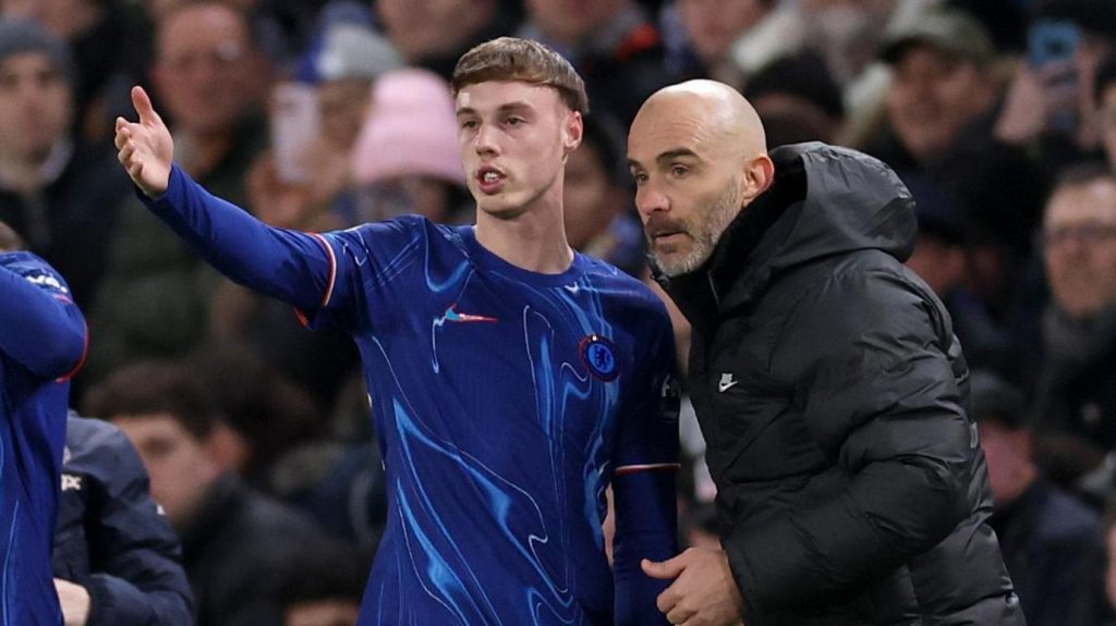 Chelsea boss Enzo Maresca reveals Cole Palmer missed the 5-1 win over West Ham due to a groin issue, with updates on his fitness expected soon.
