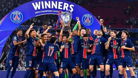 PSG face Spurs in Super Cup seeking fifth trophy of 2025, eyeing joint-record six in a year after historic treble and first Champions League triumph.