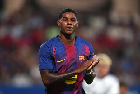 Rashford registered by Barcelona ahead of LaLiga opener Marcus Rashford in Barcelona training ahead of LaLiga debut against Mallorca.