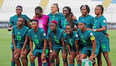 Super Falcons halfway to WAFCON qualification after defeating Benin NSC boss Olopade insists all Super Falcons bonuses were paid before WAFCON final, dismissing Ajibade’s alleged claims of unpaid entitlements.
