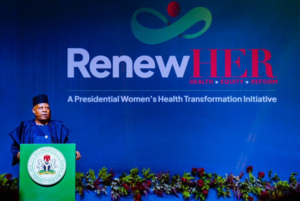 Tinubu launches ‘RenewHER’ initiative to combat maternal mortality Kashim Shettima