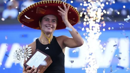 Jovic, 17, clinches maiden WTA title in Mexico Jovic, 17, clinches maiden WTA title in Mexico
