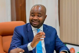 Nigeria Revenue Service chairman Zacch Adedeji speaking on television to clarify public concerns about new tax laws and bank account taxation.