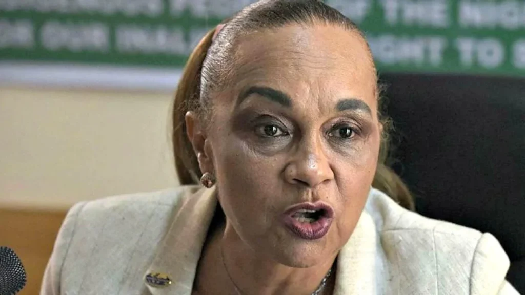 Ex-Rivers sole administrator must face audit – Briggs Human rights activist Annkio Briggs speaking during a television interview.