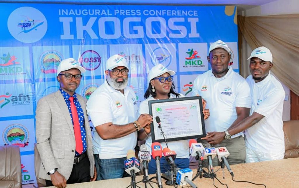 Ekiti govt unveils ₦6m prize pool for Ikogosi marathon Ekiti State Government and Ikogosi Marathon Initiative representatives