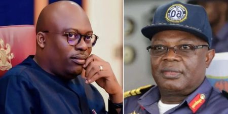 Rivers Emergency Rule: Ibas hands over power to Fubara Vice Admiral Ibok-Ete Ibas and Siminalayi Fubara