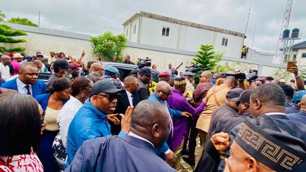 Residents eager for progress as Fubara calls for unity after Rivers emergency rule Siminalayi Fubara arrives Port Harcourt in Rivers State on Friday