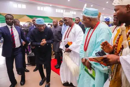 Oyebanji mandates citizens’ engagement for all local government budgets Biodun Oyebanji and some monarchs during the town hall meeting